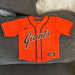 Nike Kids SF Giants Orange Jersey new size 24 months